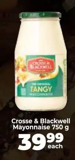 Food Lover's Market Crosse & Blackwell Mayonnaise 750 g offer