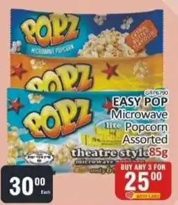 KitKat Cash and Carry POPZ Microwave Popcorn Assorted offer