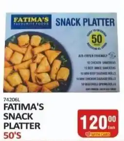 KitKat Cash and Carry FATIMA'S SNACK PLATTER 50'S offer