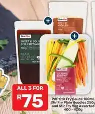 Pick n Pay Stir fry sauce and noodles offer