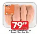 Pick n Pay Fresh skinless chicken breast fillets offer