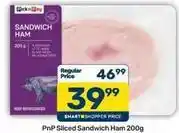 Pick n Pay Sandwich ham offer