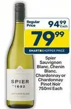 Pick n Pay Spier - sauvignon blanc, chenin blanc, chardonnay or chardonnay pinot noir offer