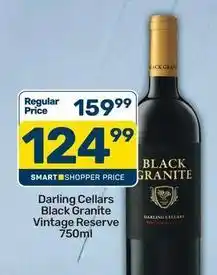 Pick n Pay Darling - black granite vintage reserve offer