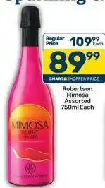 Pick n Pay Mimosa berry infused offer