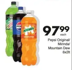 Save Hyper Pepsi Original/Mirinda/Mountain Dew offer