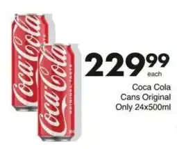 Save Hyper Coca Cola Cans Original offer