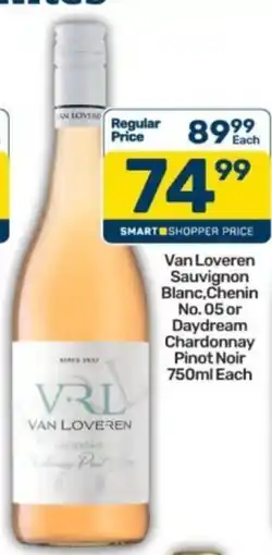 Pick n Pay Liquor Van Loveren Sauvignon Blanc,Chenin No.05 or Daydream Chardonnay Pinot Noir offer
