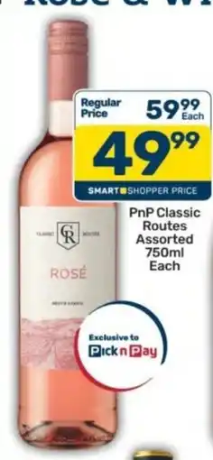Pick n Pay Liquor PnP Classic Routes Assorted offer