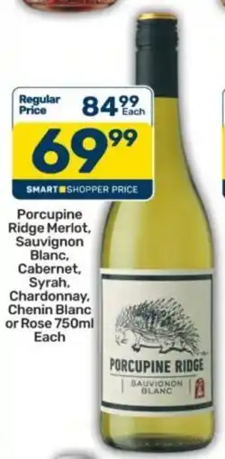 Pick n Pay Liquor Porcupine Ridge Sauvignon Blanc offer