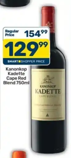 Pick n Pay Liquor Kanonkop Kadette Cape Red Blend offer