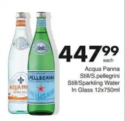 Save Hyper Acqua Panna Still/S.pellegrini Still/Sparkling Water offer