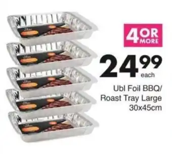 Save Hyper Ubl Foil BBQ/ Roast Tray Large offer
