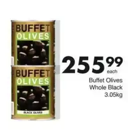 Save Hyper Buffet Olives Whole Black offer