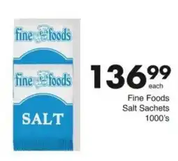 Save Hyper Fine Foods Salt Sachets offer