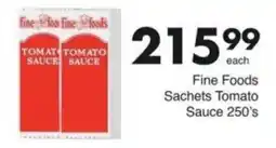 Save Hyper Fine Foods Sachets Tomato Sauce offer