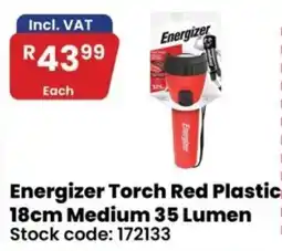Africa Cash and Carry Energizer Torch Red Plastic offer
