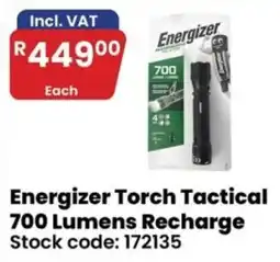 Africa Cash and Carry Energizer Torch Tactical 700 Lumens Recharge offer