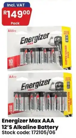 Africa Cash and Carry Energizer Max AAA offer