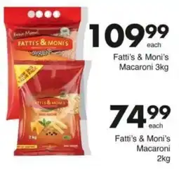 Save Hyper Fatti's & Moni's Macaroni offer
