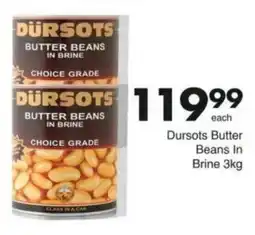 Save Hyper Dürsots Butter Beans In Brine offer