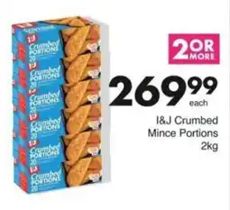 Save Hyper I&J Crumbed Mince Portions offer