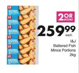 Save Hyper I&J Battered Fish Mince Portions offer