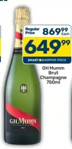 Pick n Pay Liquor GH Mumm Brut Champagne offer