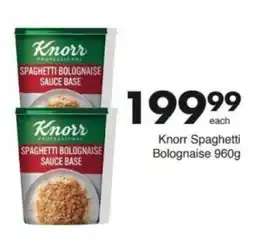 Save Hyper Knorr Spaghetti Bolognaise Sauce Base offer