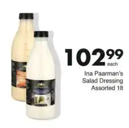 Save Hyper Ina Paarman's Salad Dressing Assorted offer
