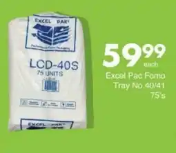 Save Hyper Excel Pac Fomo Tray offer