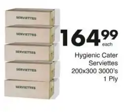 Save Hyper Hygienic Cater Serviettes offer