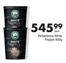 Save Hyper Robertsons White Pepper offer