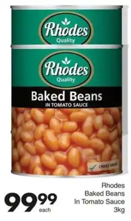 Save Hyper Rhodes Baked Beans In Tomato Sauce offer