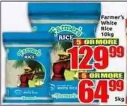 Three Star Cash and Carry Farmer's White Rice offer