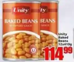 Three Star Cash and Carry Unity Baked Beans offer