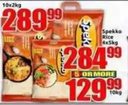 Three Star Cash and Carry Spekko Rice offer