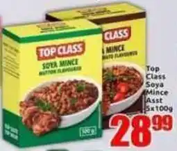 Three Star Cash and Carry Top Class Soya Mince offer