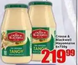 Three Star Cash and Carry Crosse & Blackwell Tangy Mayonnaise offer