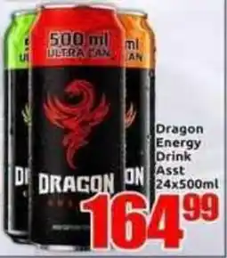 Three Star Cash and Carry Dragon Energy Drink offer