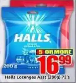Three Star Cash and Carry Halls Lozenges Assorted offer