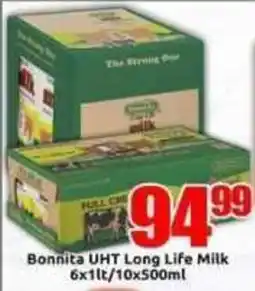 Three Star Cash and Carry Bonnita UHT Long Life Milk offer