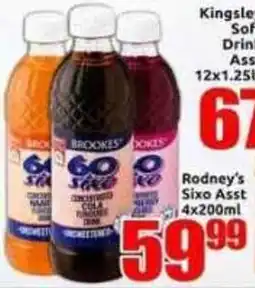 Three Star Cash and Carry Brookes Go Sixo Assorted offer