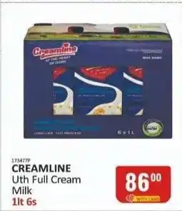 KitKat Cash and Carry CREAMLINE Uth Full Cream Milk 1lt 6s offer