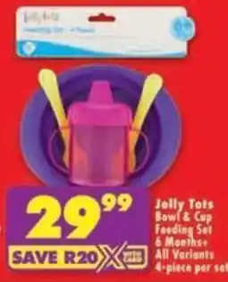 Shoprite Jolly Tots Bowl & Cup Feeding Set offer