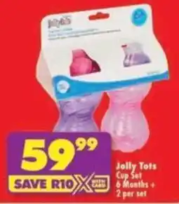 Shoprite Jolly Tots Cup Set offer