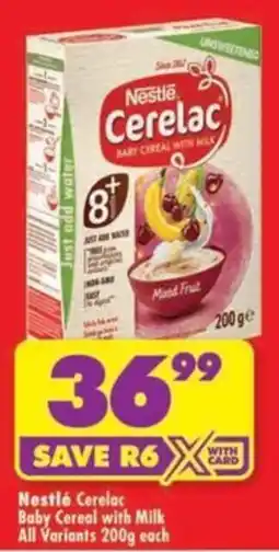 Shoprite Nestlé Cerelac Baby Cereal with Milk offer