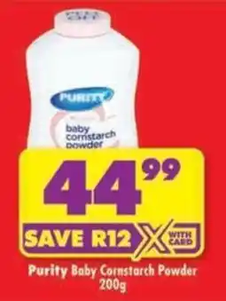Shoprite Purity Baby Cornstarch Powder offer