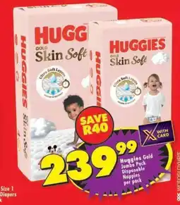 Shoprite Huggies Gold Skin Soft offer