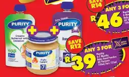 Shoprite Purity Baby Food Pouches offer